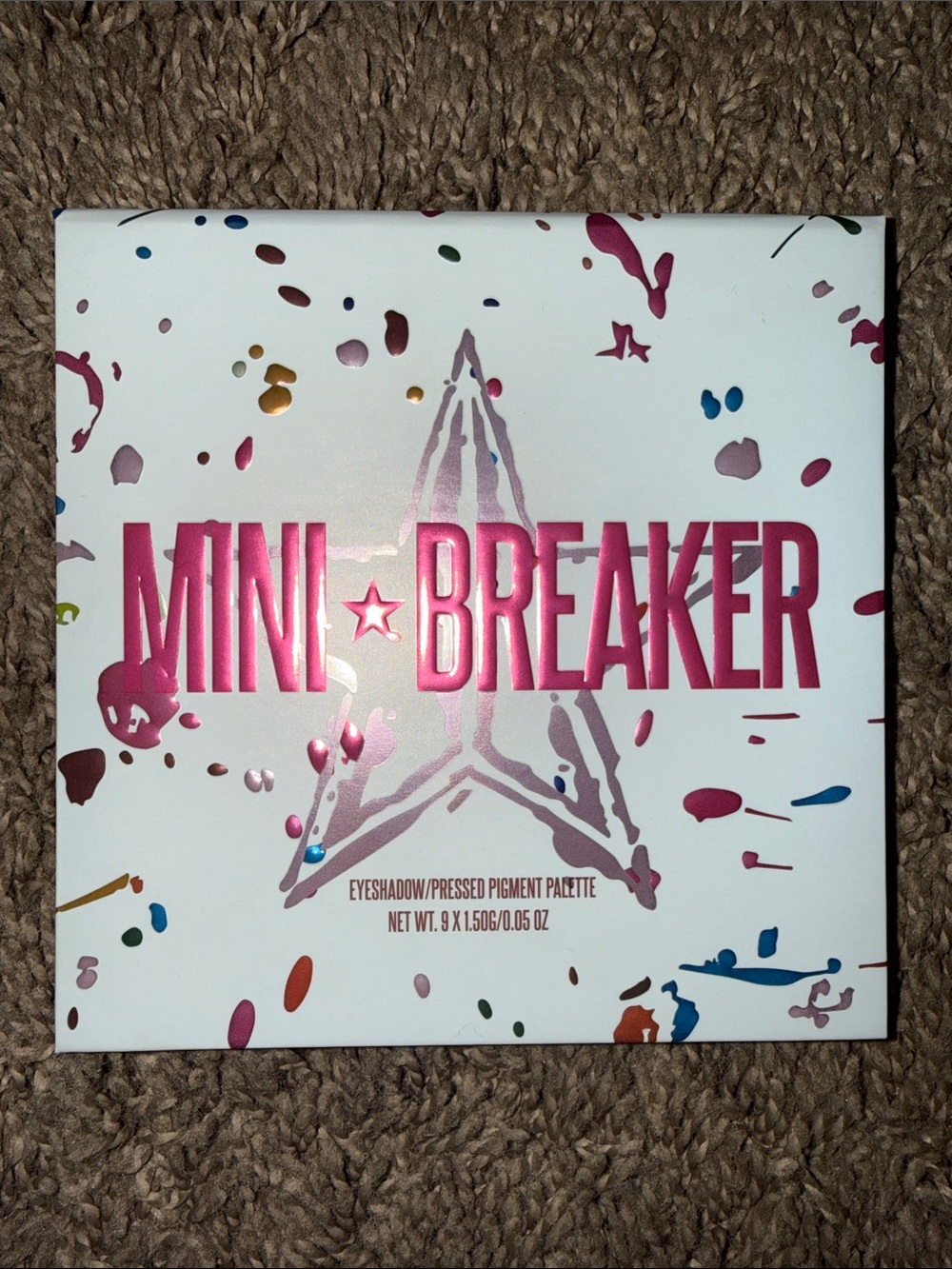 Mini Breaker Eyeshadow Palette - lightly swatched no box